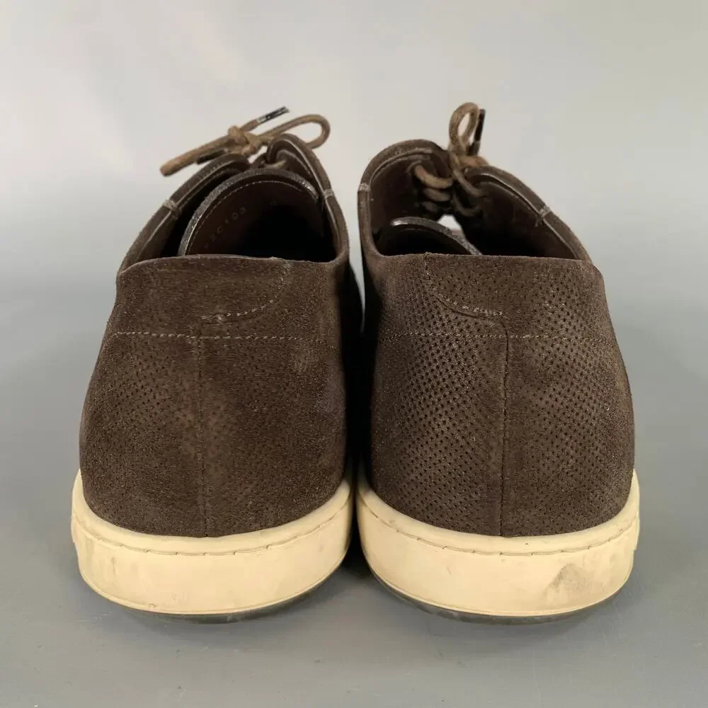 GIORGIO ARMANI Size 8 Brown Leather Oxford Lace Up Shoes